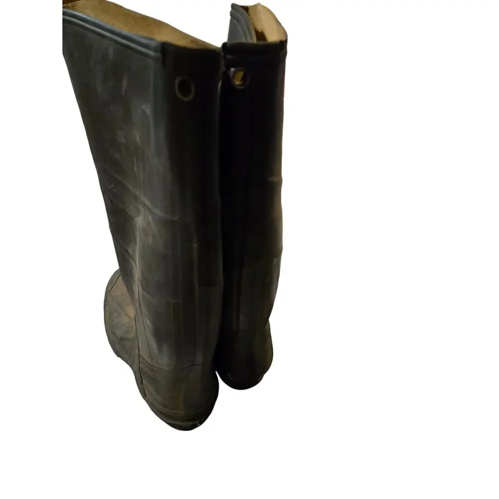 Vintage Sears Super Wearmaster Quality 424 Rubber Firefighter Hip Boots 3/4